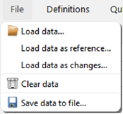Menu File