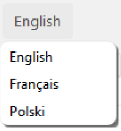 Menu języka